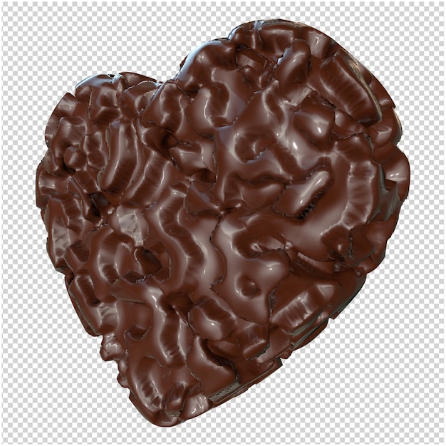 PSD cuore di cioccolato