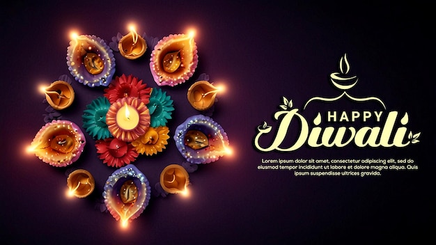 PSD das diwali-festival in indien