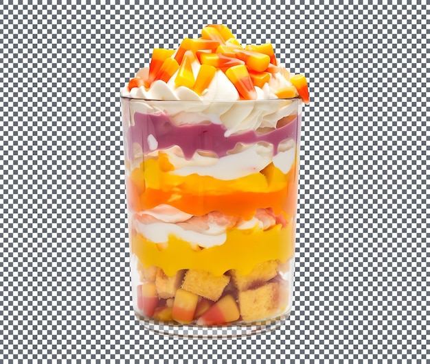 PSD delicioso halloween candy corn isolado em fundo transparente