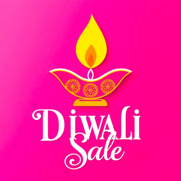 Design d'affiche de vente de Diwali