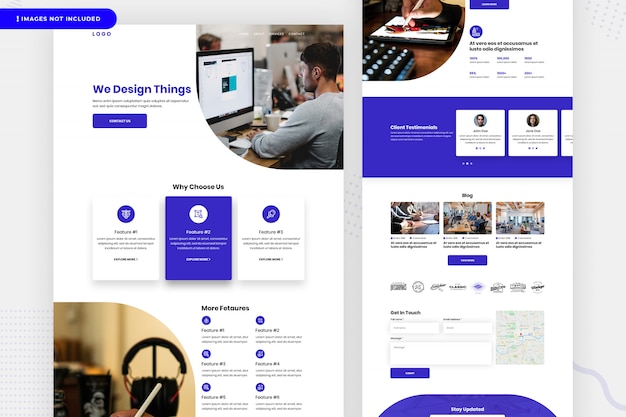 Design Company Website Seite