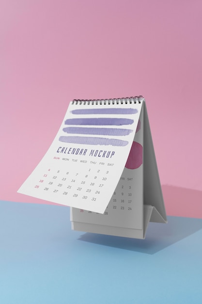 design de maquete de calendário de 2023