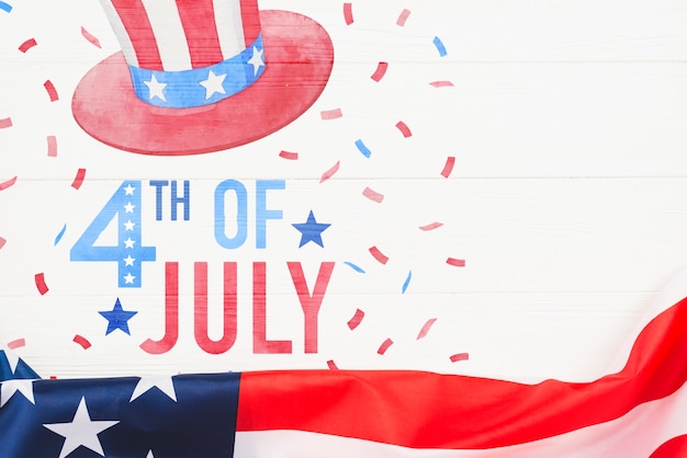 Dia da Independência nos Estados Unidos da América. 4 de julho