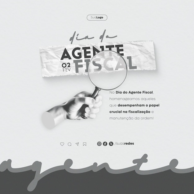 Dia do Agente Fiscal Social-Media-Post-Banner