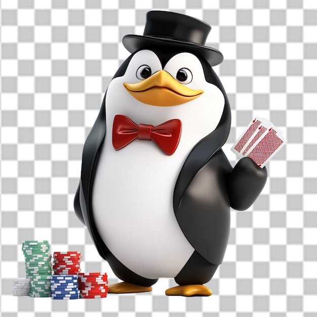 PSD dia nacional do pinguim psd png