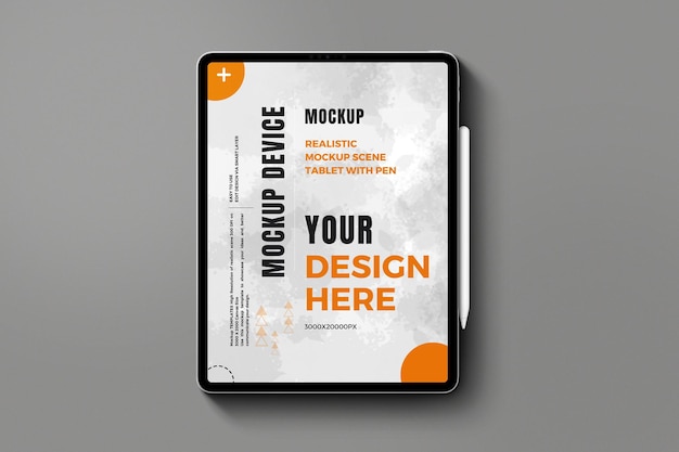 Dispositivo Smart Tablet tablet mockup psd