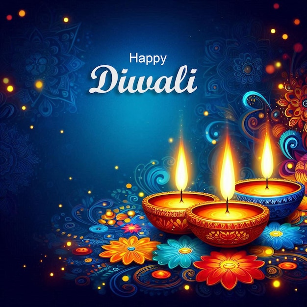 PSD diwali psd banner design vorlage