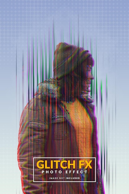 Efeito Photoshop Glitch Glitch