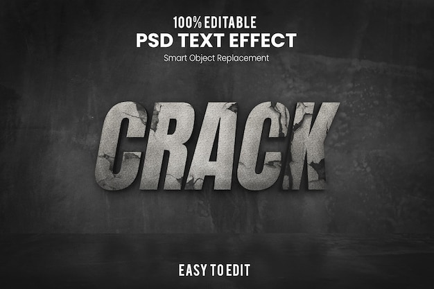 Effet CrackText