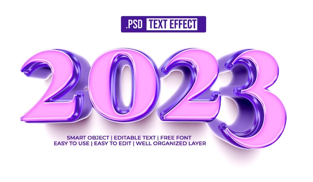 Effet de style de texte 2023