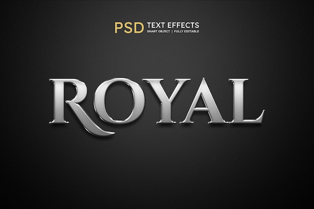 Effet de style de texte royal