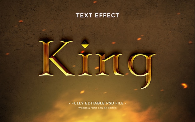 Effet de texte King