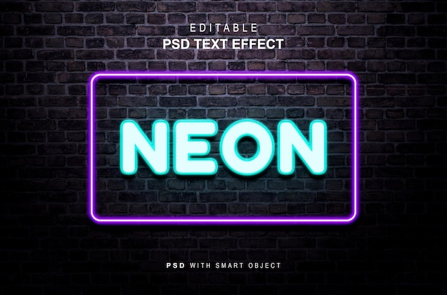 Effet de texte néon