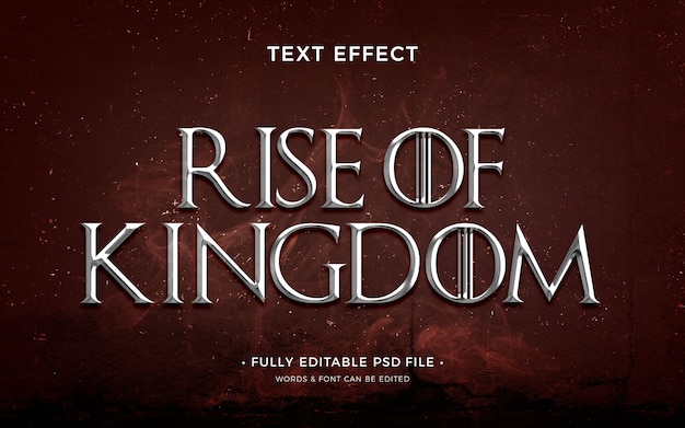 Effet de texte Rise of Kingdom