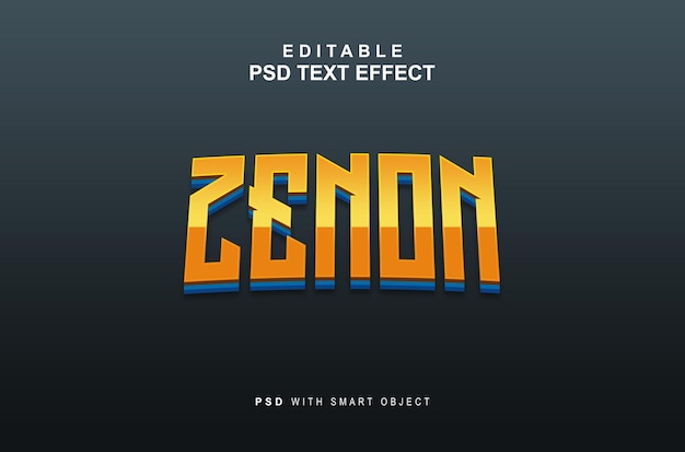 Effet de texte Zenon