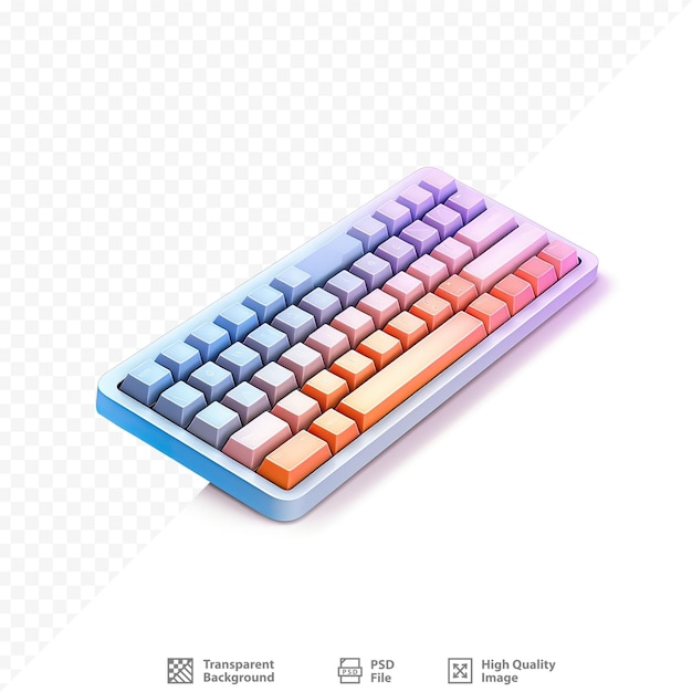 PSD eine computer-tastatur mit dem wort key darauf