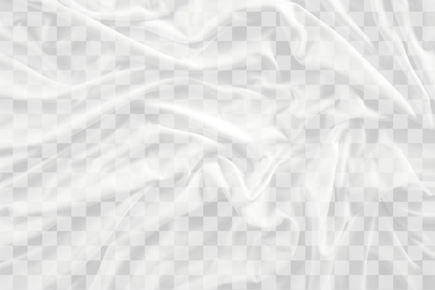 PSD elegante textura de tecido branco efeito de sobreposição png fundo transparente