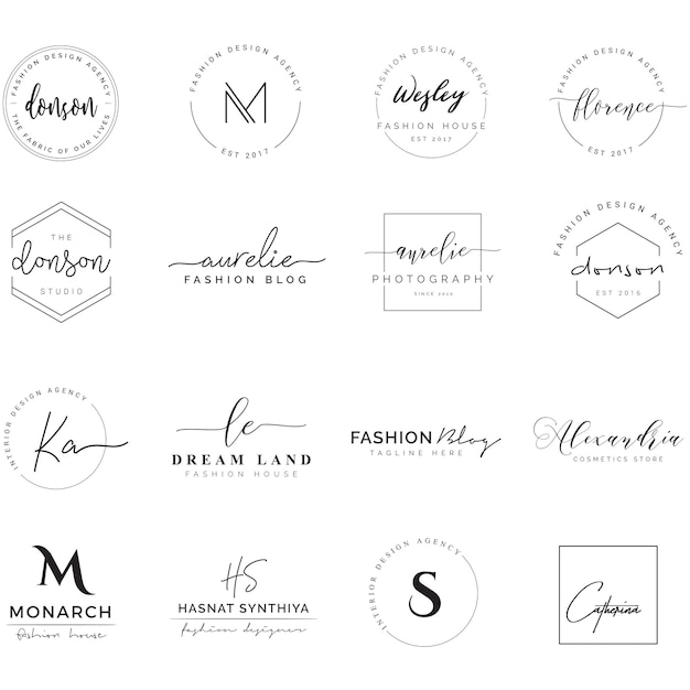 Elegantes Branding-Logo PSD