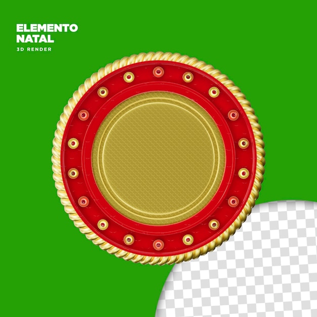 elemento 3d para composição