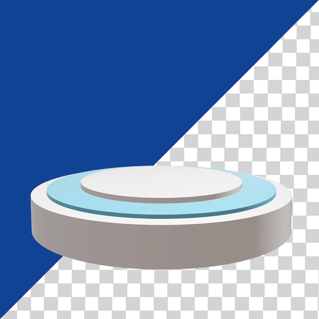 PSD elemento de forma de pódio 3d png