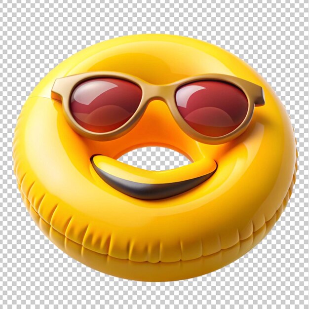 PSD emoji flottant dans la piscine