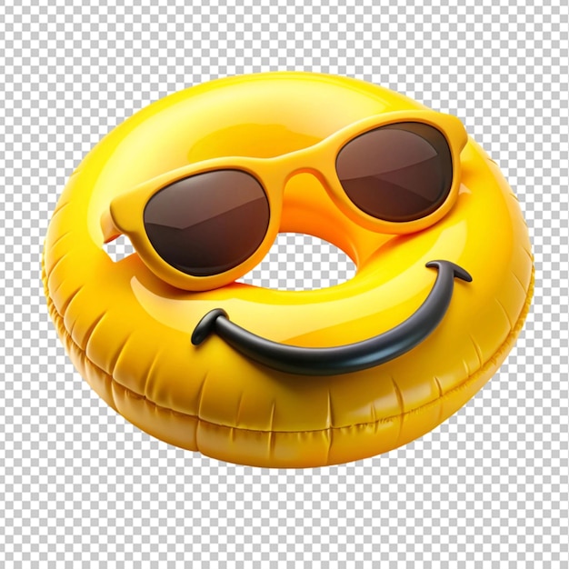 PSD emoji flottant dans la piscine