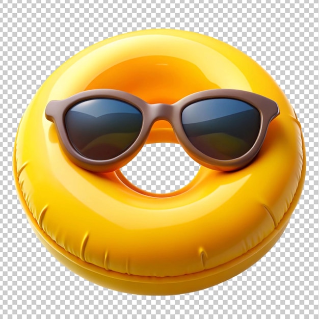 PSD emoji flottant dans la piscine