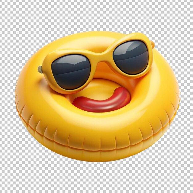 PSD emoji flottant dans la piscine