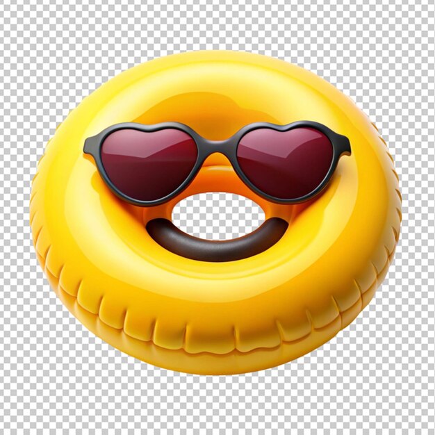 PSD emoji flottant dans la piscine