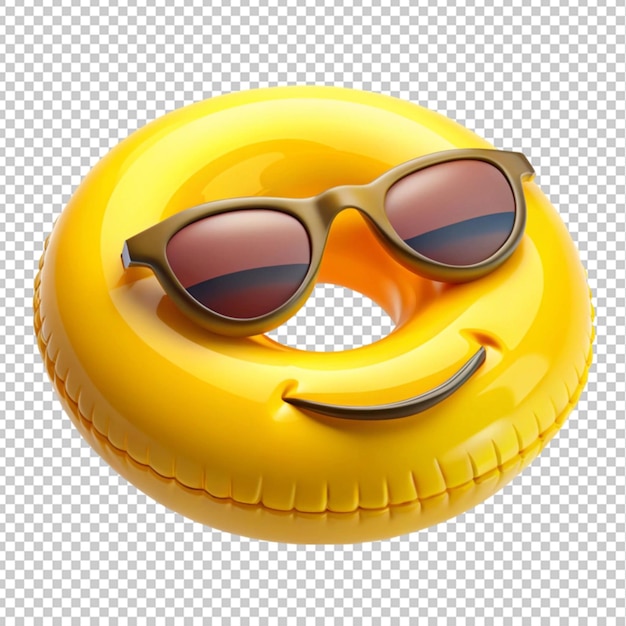 PSD emoji flottant dans la piscine