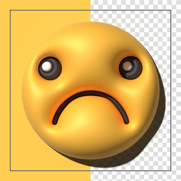 Emoji jaune amour émoticônes visages avec des expressions faciales icônes Emoji stylisées 3D