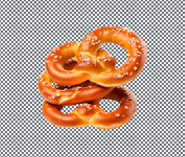 PSD então, doces pretzels isolados em fundo transparente