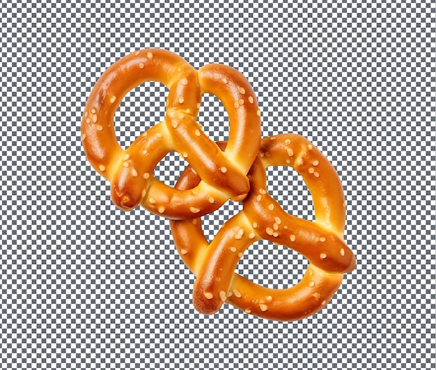 PSD então, pretzels doces isolados em fundo transparente