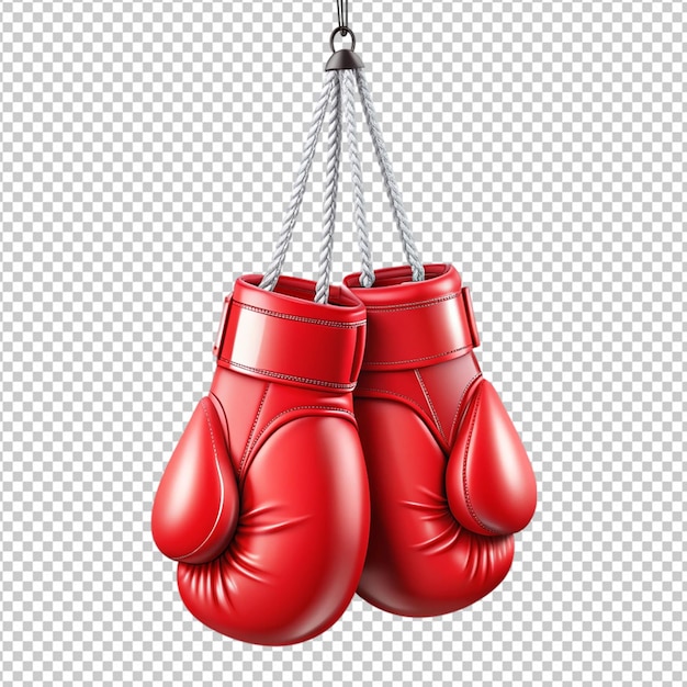 PSD equipamentos de luvas de boxe penduradas para competição png