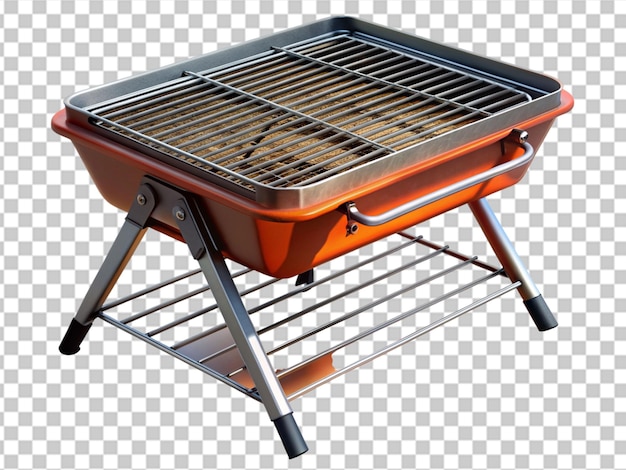 PSD extreme closeup barbecue grills su uno sfondo bianco