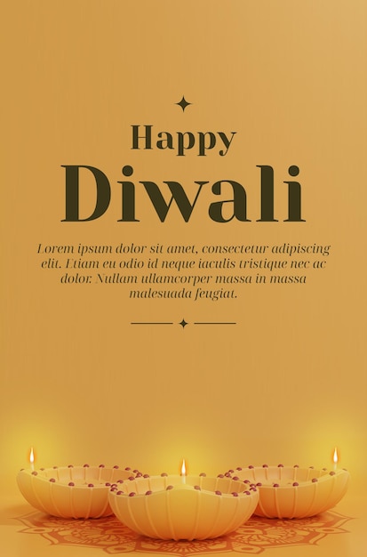 Felice Diwali sfondo