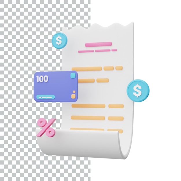 PSD finanziell 3d-symbol rendert asset-design 3d-symbolillustration