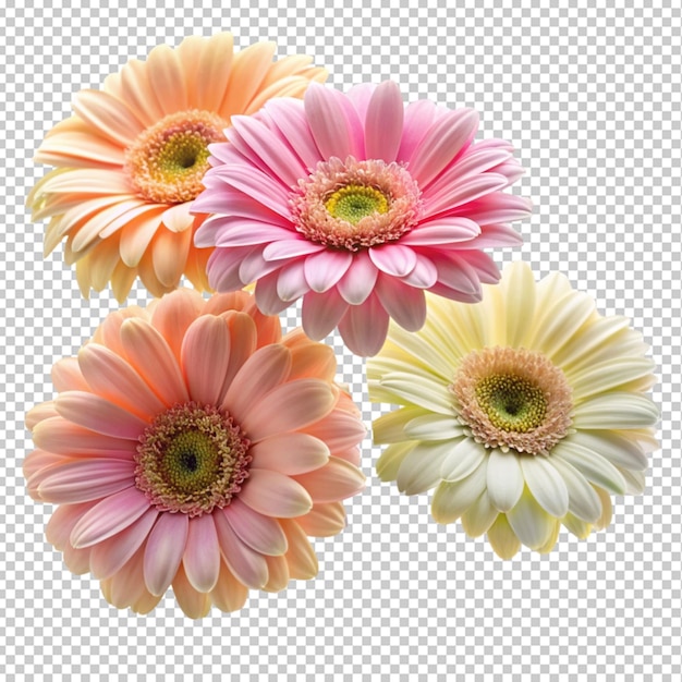 PSD fiore di margherite gerbera pastello morbido