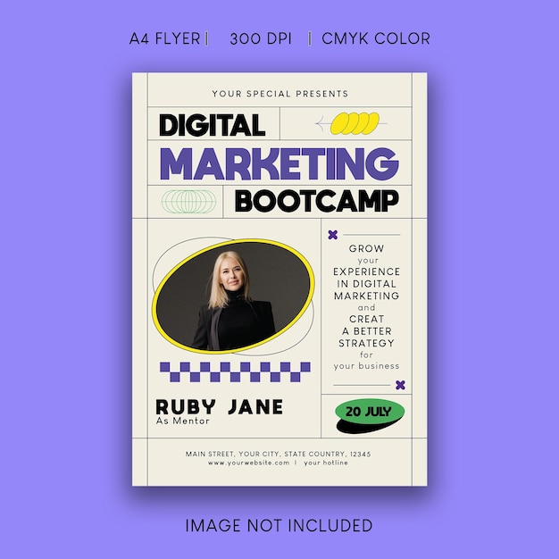 Folheto Bootcamp de Marketing Digital