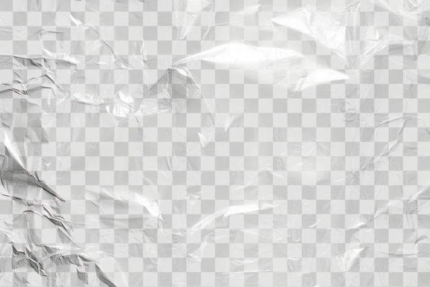 PSD fond transparent recouvert d'une texture png de feuille métallique ridée