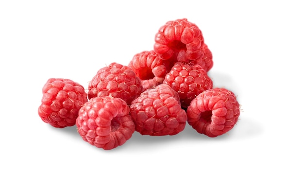 PSD framboise sur un fond transparent