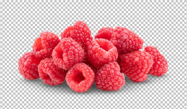 PSD framboise isolée sur la couche alpha