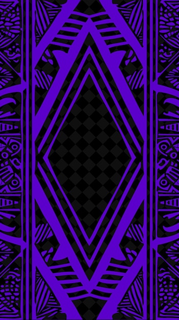 PSD frame border tribal com padrões ousados e formas geométricas designs abstratos png criativos