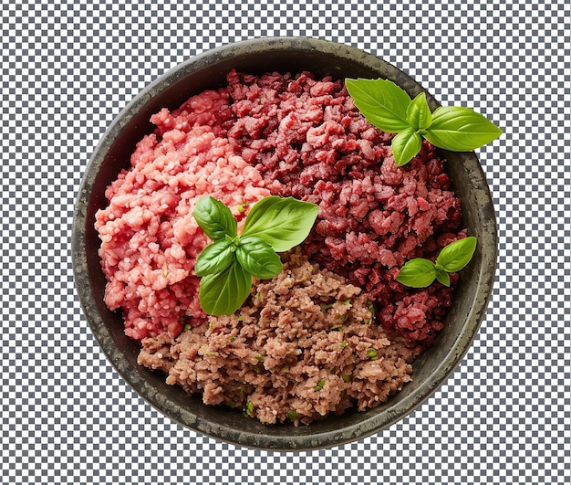 PSD fresh and beautiful beef isolado em fundo transparente