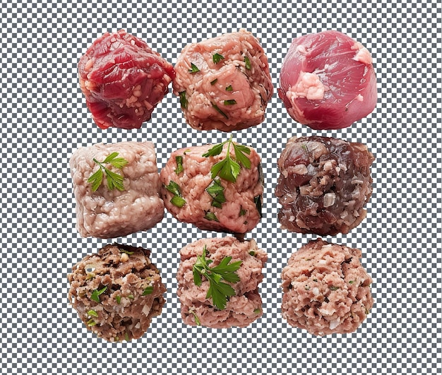 PSD fresh and beautiful beef isolado em fundo transparente