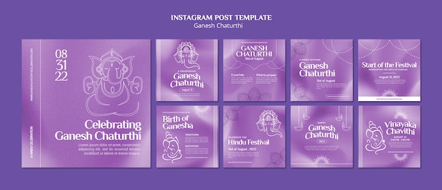 Ganesh chaturthi raccolta di post instagram