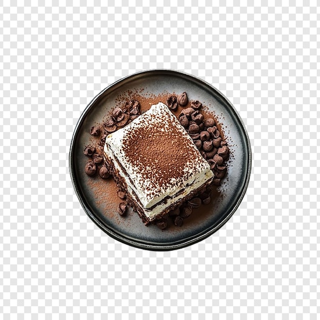 PSD un gâteau avec du chocolat et du chocolat dessus