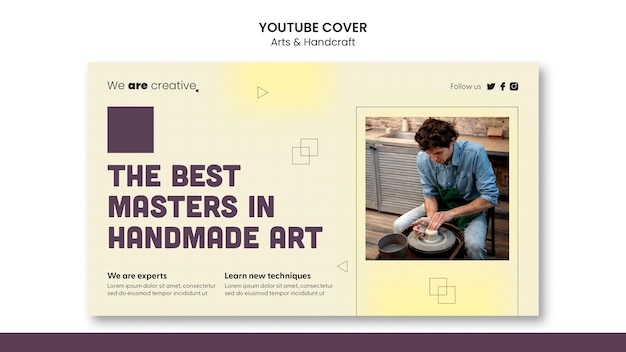 Geometrische Kunst und Handwerk YouTube-Cover