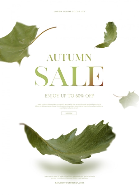 PSD herbst sale banner