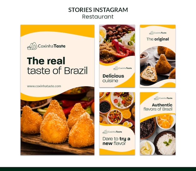 Histoires Instagram de la cuisine brésilienne